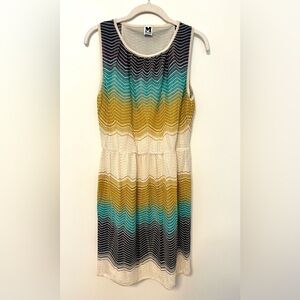 Missoni Striped Knit Sleeveless Knee-length Dress size 46